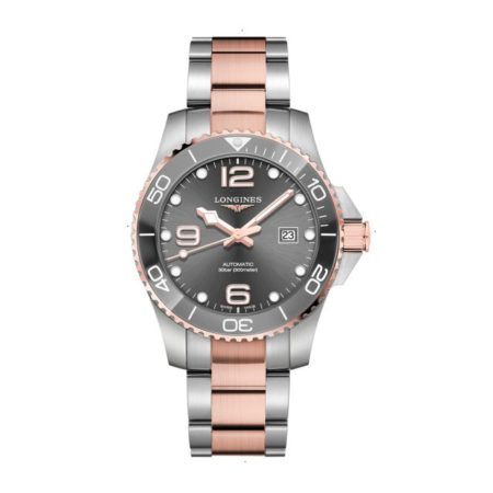 LONGINES HYDROCONQUEST AUTOMATIC 43 MM STAINLESS STEEL GRAY SUNBEAM