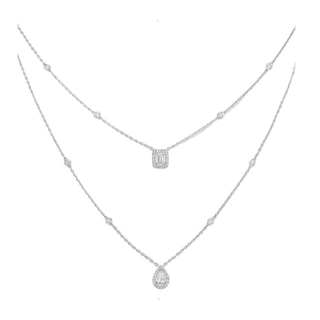 NECKLACE MESSIKA MY TWIN WHITE GOLD DIAMONDS