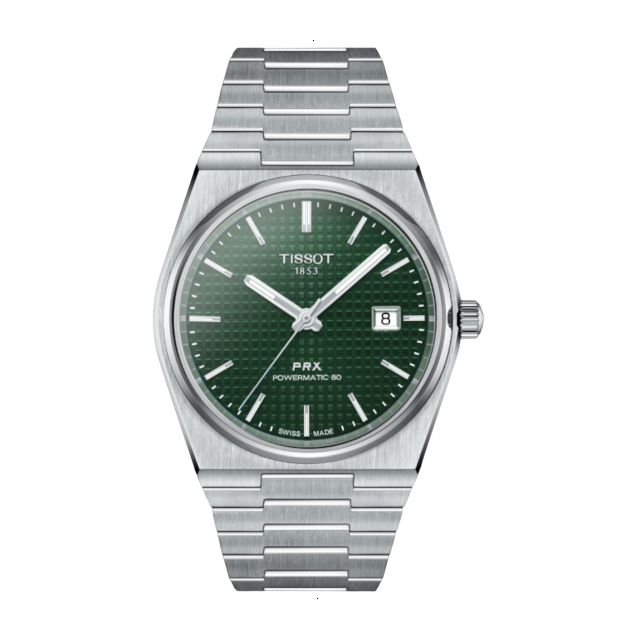 TISSOT T-CLASSIC PRX POWERMATIC AUTOMATIC 39.50 MM STAINLESS STEEL GREEN