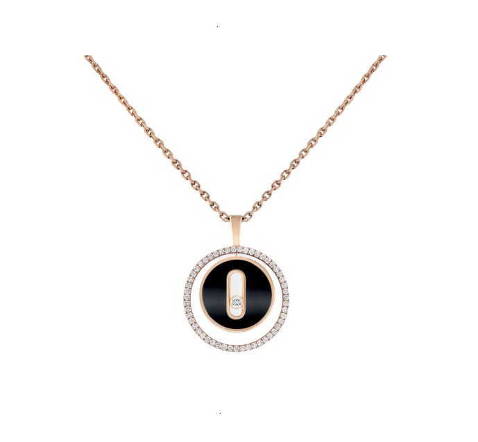 NECKLACE MESSIKA LUCKY MOVE ROSE GOLD DIAMONDS