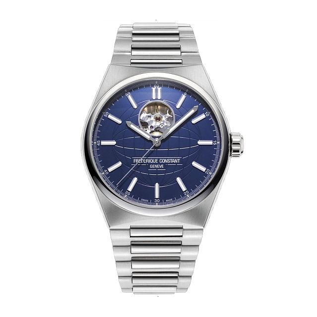 FREDERIQUE CONSTANT HEART BEAT AUTOMATIC 41 MM STAINLESS STEEL BLUE
