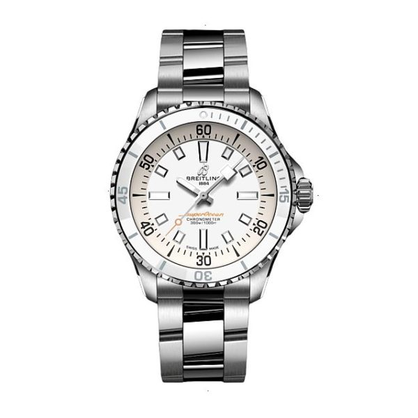 BREITLING SUPEROCEAN AUTOMATIC 36 AUTOMATIC 36 MM STAINLESS STEEL WHITE