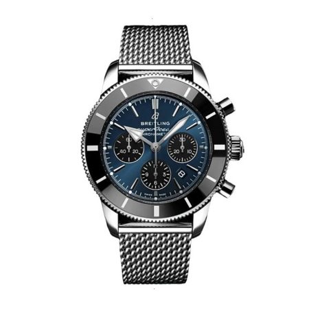 BREITLING SUPEROCEAN HERITAGE B01 CHRONOGRAPH 44 AUTOMATIC 44 MM STAINLESS STEEL BLUE
