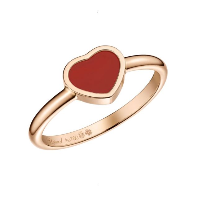 RING CHOPARD HAPPY HEARTS ROSE GOLD