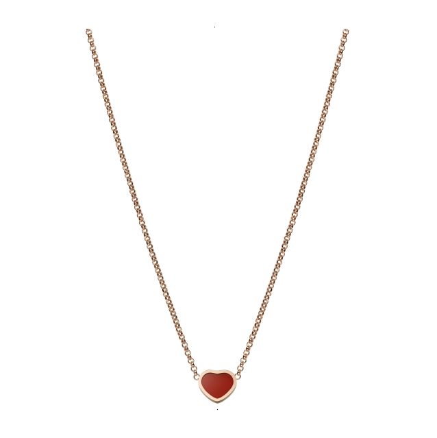NECKLACE CHOPARD HAPPY HEARTS ROSE GOLD