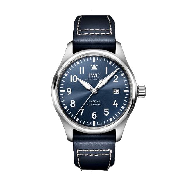 IWC PILOT’S MARK XX AUTOMATIC 40 MM FINE STEEL BLUE WITH LUMINESCENCE