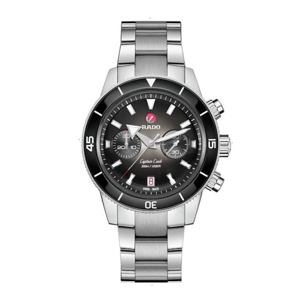 RADO CAPTAIN COOK AUTOMATIC 43 MM STAINLESS STEEL BLACK
