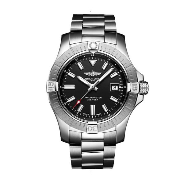 BREITLING AVENGER AUTOMATIC 43 AUTOMATIC 43 MM STAINLESS STEEL BLACK