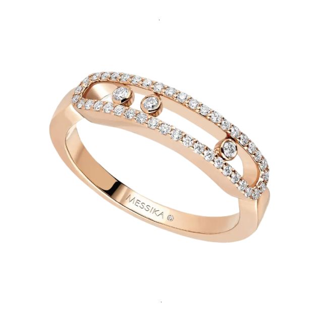 ANILLO MESSIKA BABY MOVE PAVE ROSE GOLD DIAMONDS