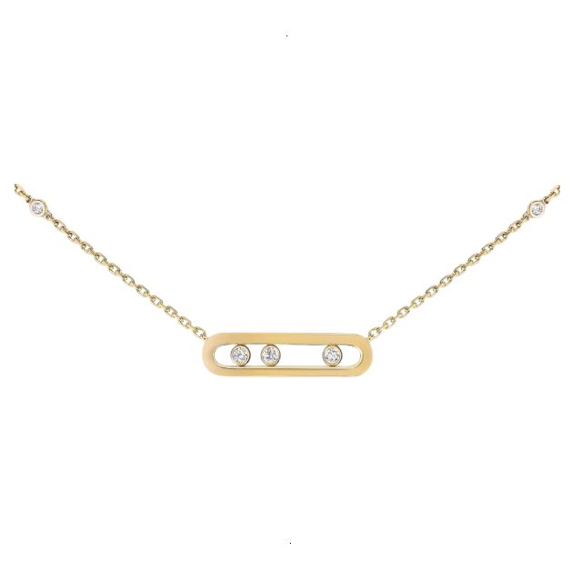 NECKLACE MESSIKA BABY MOVE YELLOW GOLD DIAMONDS
