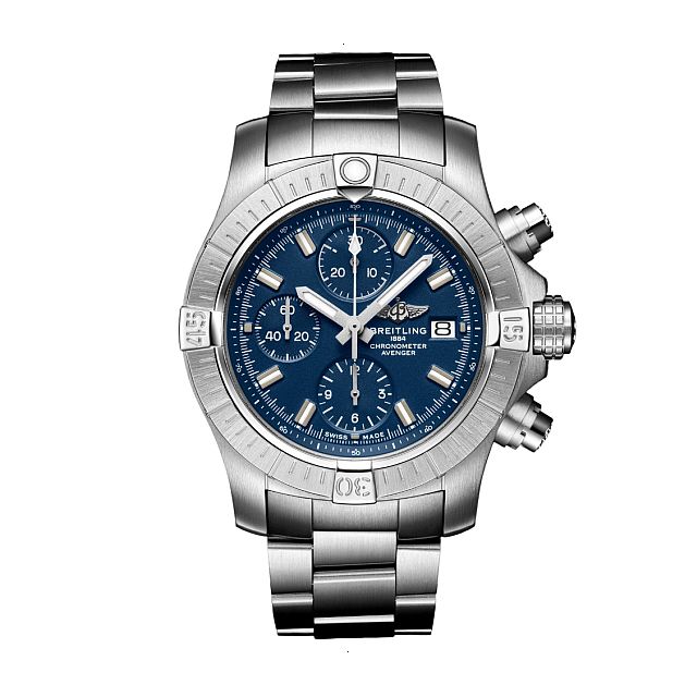 BREITLING AVENGER CHRONOGRAPH 43 AUTOMATIC 43 MM STAINLESS STEEL BLUE