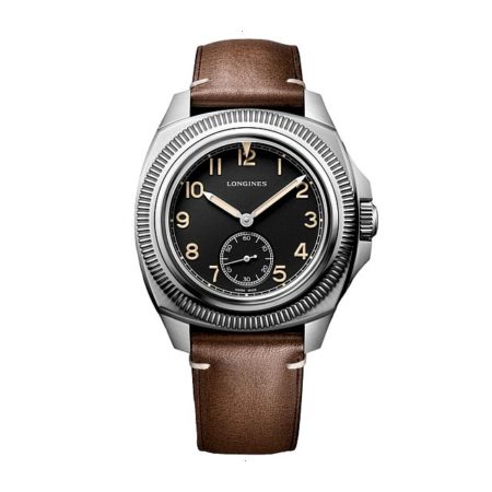 LONGINES HERITAGE AVIGATION AUTOMATIC 43 MM STAINLESS STEEL BLACK