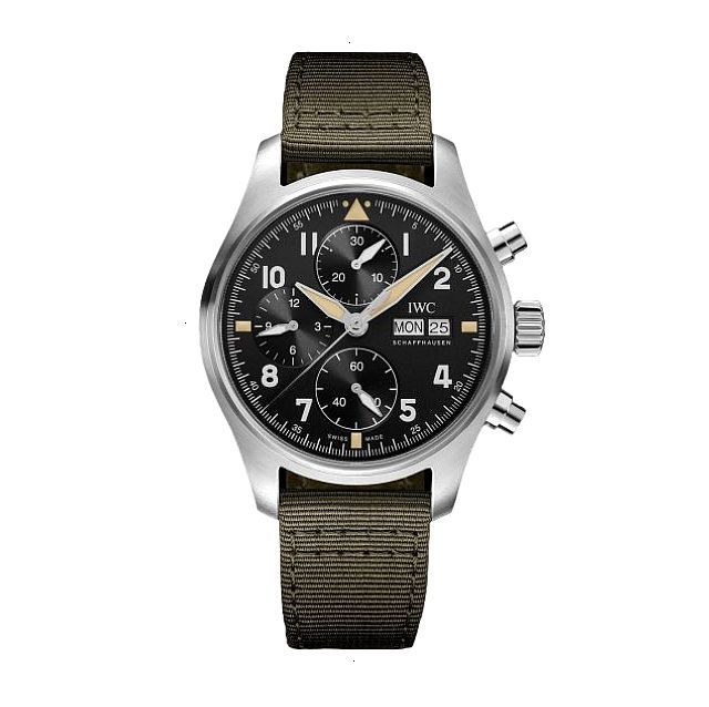 IWC BIG PILOTS SPITFIRE AUTOMATIC WINDING 41 MM FINE STEEL BLACK WITH LUMINESCENCE