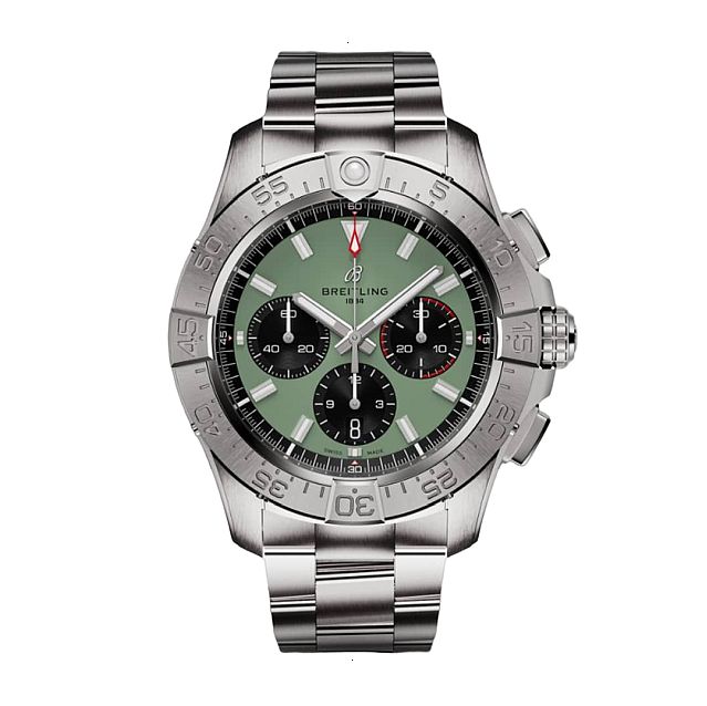 BREITLING AVENGER CHRONOGRAPH 44 AUTOMATIC 44 MM STAINLESS STEEL GREEN