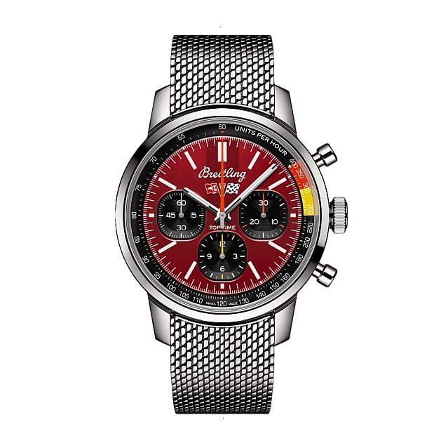 BREITLING TOP TIME B01 CHEVROLET CORVETTE AUTOMATIC 41 MM STAINLESS STEEL RED