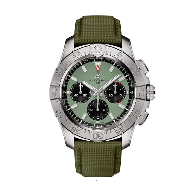 BREITLING AVENGER B01 CHRONOGRAPH 44 AUTOMATIC 44 MM STAINLESS STEEL GREEN