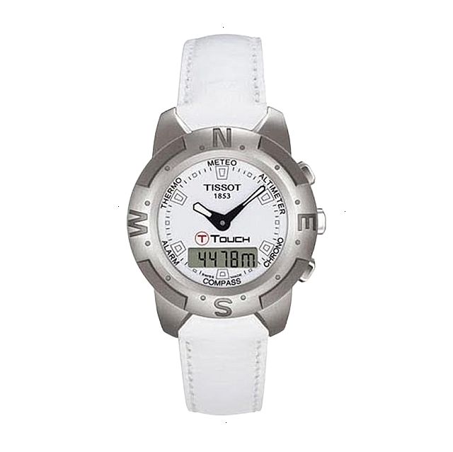 TISSOT T-TOUCH COLLECTION QUARTZ 40 MM STAINLESS STEEL WHITE