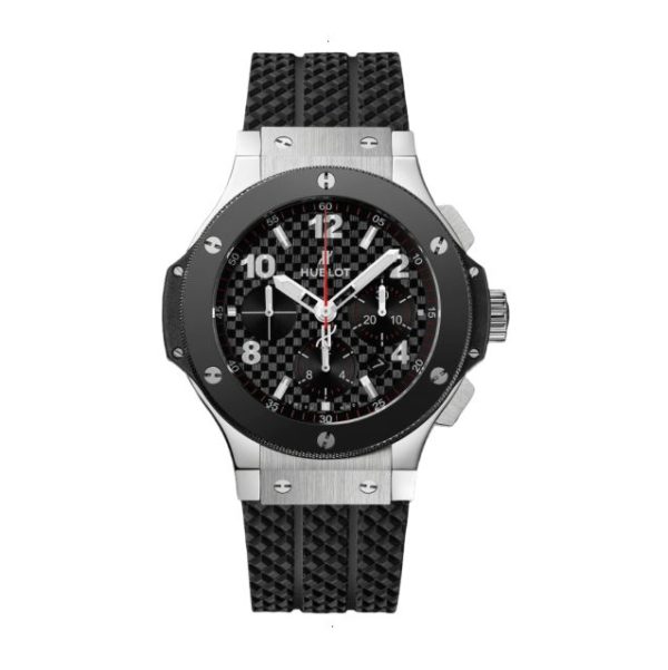 HUBLOT BIG BANG ORIGINAL AUTOMATIC 44 MM POLISHED STAINLESS STEEL PRINTED CARBON EFFECT