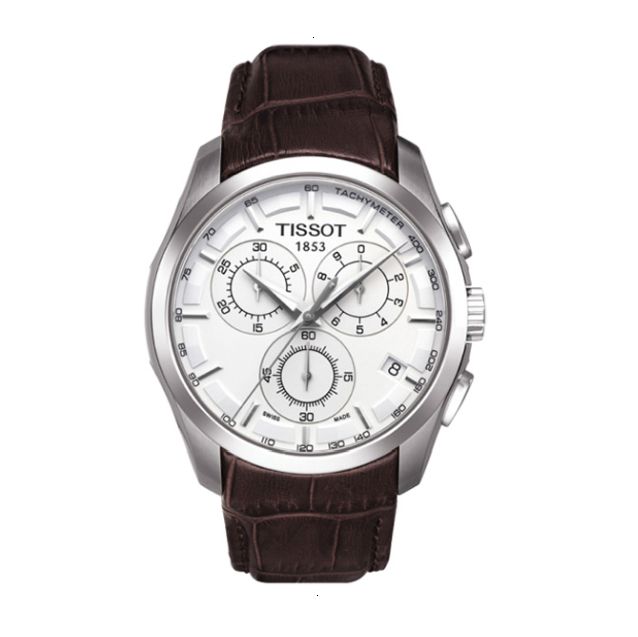 TISSOT T-CLASSIC COUTURIER QUARTZ 41 MM STAINLESS STEEL SILVER