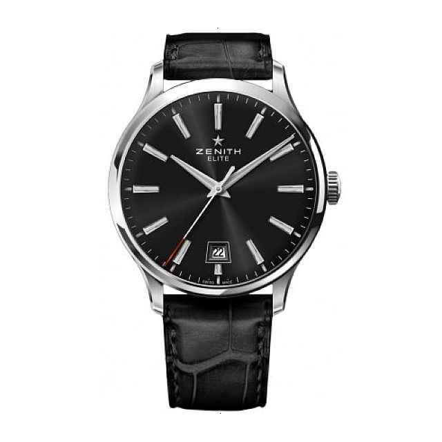 ZENITH CAPTAIN AUTOMATIC 42 MM STAINLESS STEEL BLACK