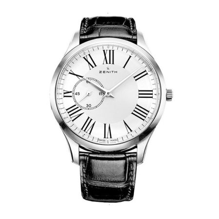 ZENITH ELITE AUTOMATIC 40 MM POLISHED STEEL WHITE