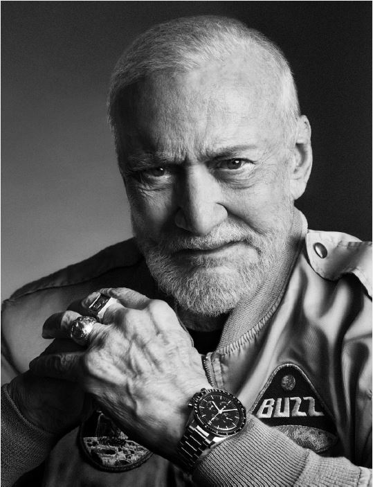 OMEGA sheds light on Buzz Aldrin<br>for the anniversary of the first moon landing